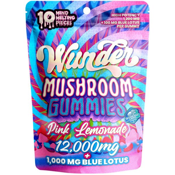 Wunder High Potency Mushroom Gummies 12000MG