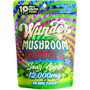 Wunder High Potency Mushroom Gummies 12000MG