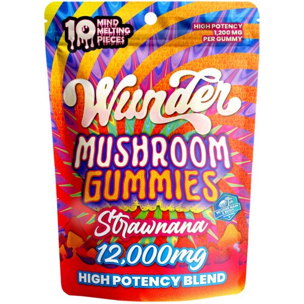 Wunder High Potency Mushroom Gummies 12000MG
