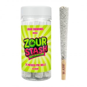 Zour Stash Liquid Diamonds Infused Preroll 2G 10CT