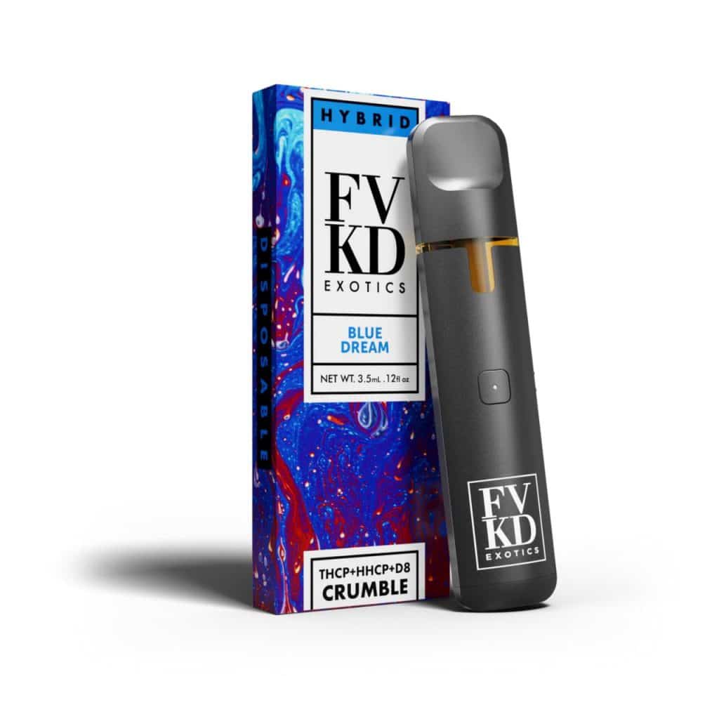 FVKD-Exotics-THCP-Crumble-Disposables-3.5G-Blue-Dream-Hybrid