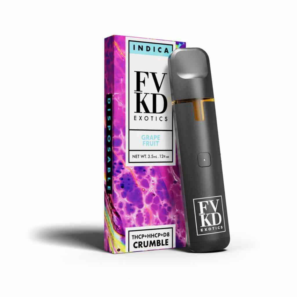 FVKD-Exotics-THCP-Crumble-Disposables-3.5G-Grape-Fruit-Indica