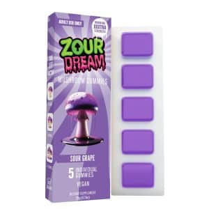 Zour-Dream-Mind-Melting-Mushroom-Gummies-Sour-Grape