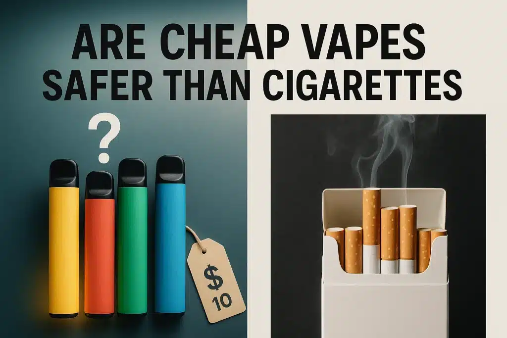 Are Cheap Vapes Safer Than Cigarettes?