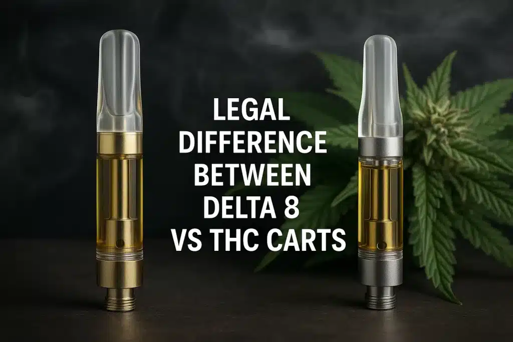 Legal Difference Between Delta 8 vs THC Carts