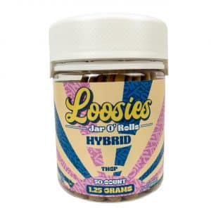 Loosies Jar O’ Rolls THCP Prerolls 50CT