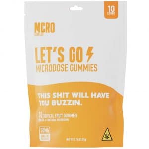 MCRO Microdose Gummies Let’s Go 50MG – Tropical Fruit