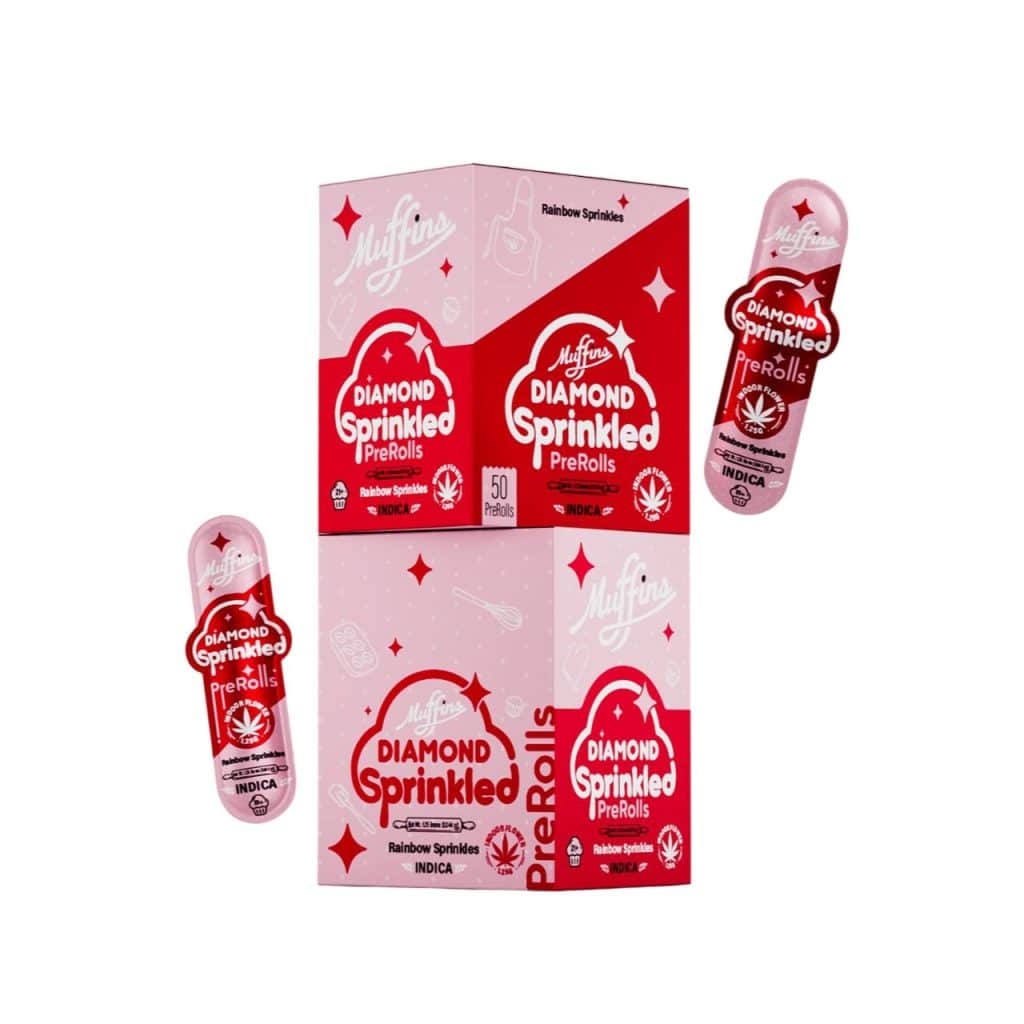 Muffins-Diamond-Sprinkled-PreRolls-50CT-Rainbow-Sprinkles-Indica-1024x1024