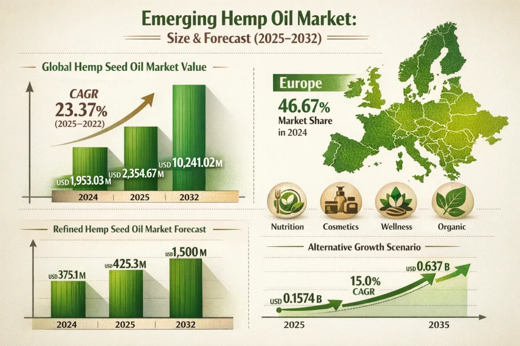 Emerging Hemp Oil Market Size and Forecast (2025-2032)