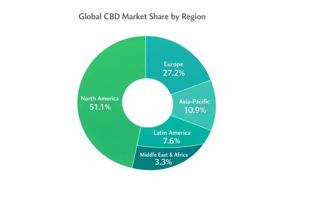 CBD Market Share by Region