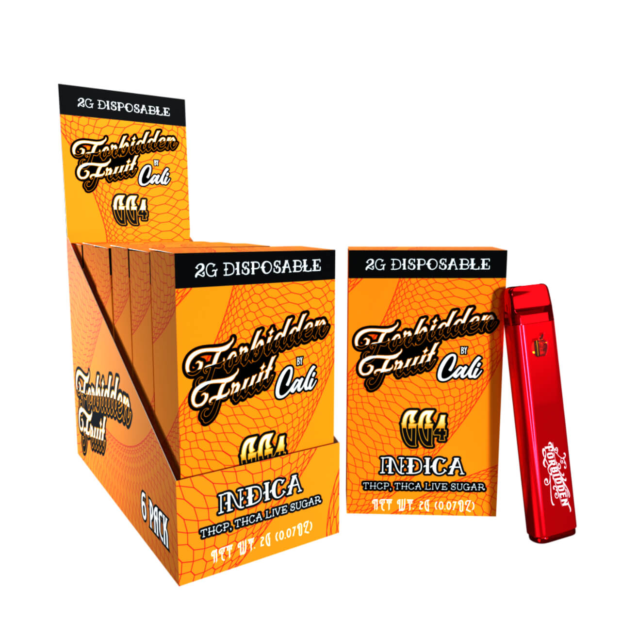 Forbidden Fruit by Cali Extrax THC-P/THC-A Live Sugar Resin Disposable – 2G GG4