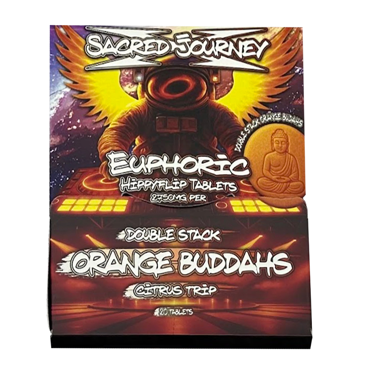 Sacred Journey HippyFlip Mushroom Blend Tablets 2750MG | Functional Mushroom Tablets