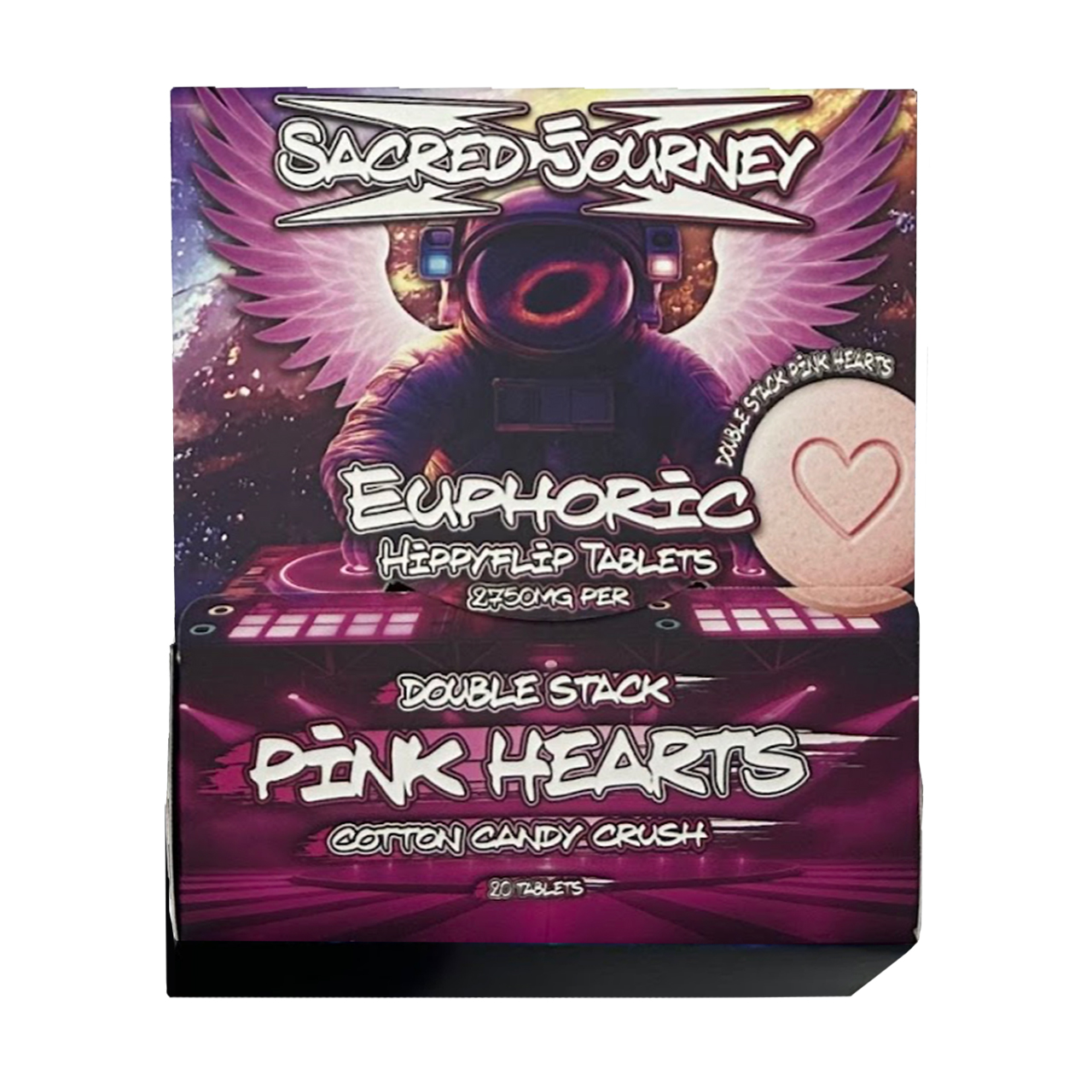 Sacred Journey HippyFlip Mushroom Blend Tablets 2750MG | Functional Mushroom Tablets