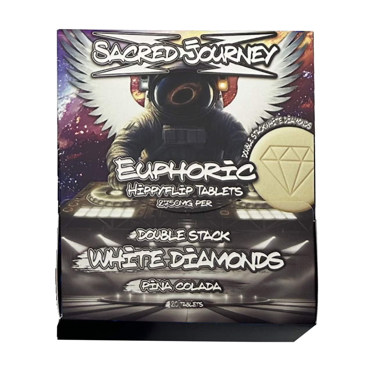 Sacred Journey HippyFlip Mushroom Blend Tablets 2750MG | Functional Mushroom Tablets