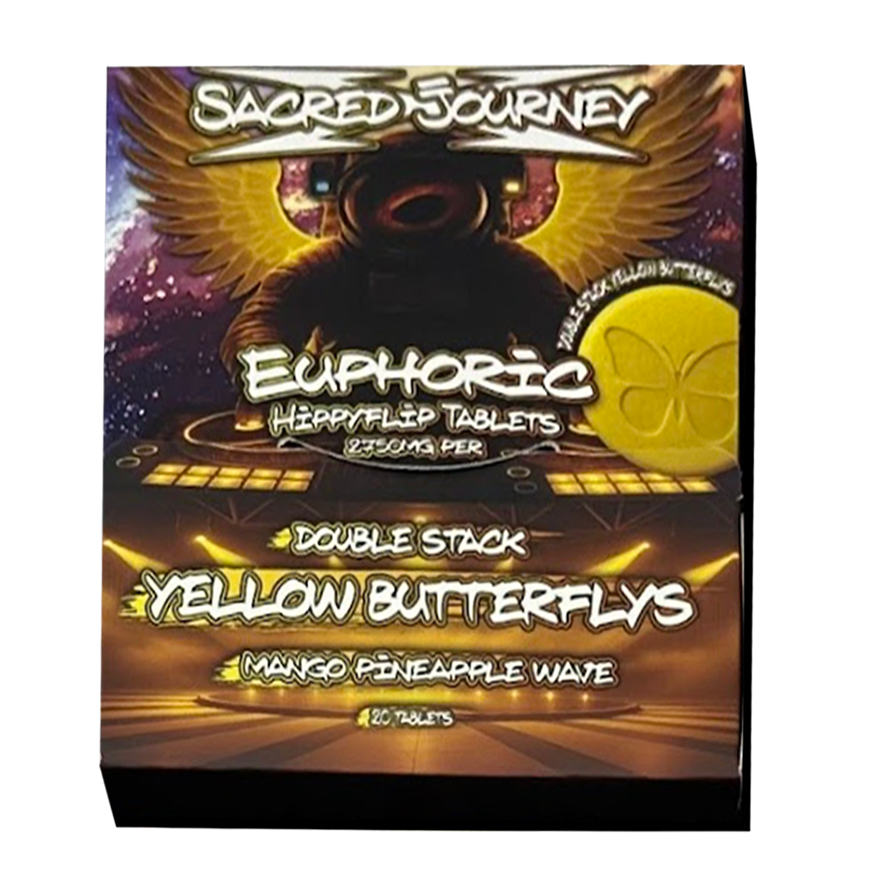 Sacred Journey HippyFlip Mushroom Blend Tablets 2750MG | Functional Mushroom Tablets