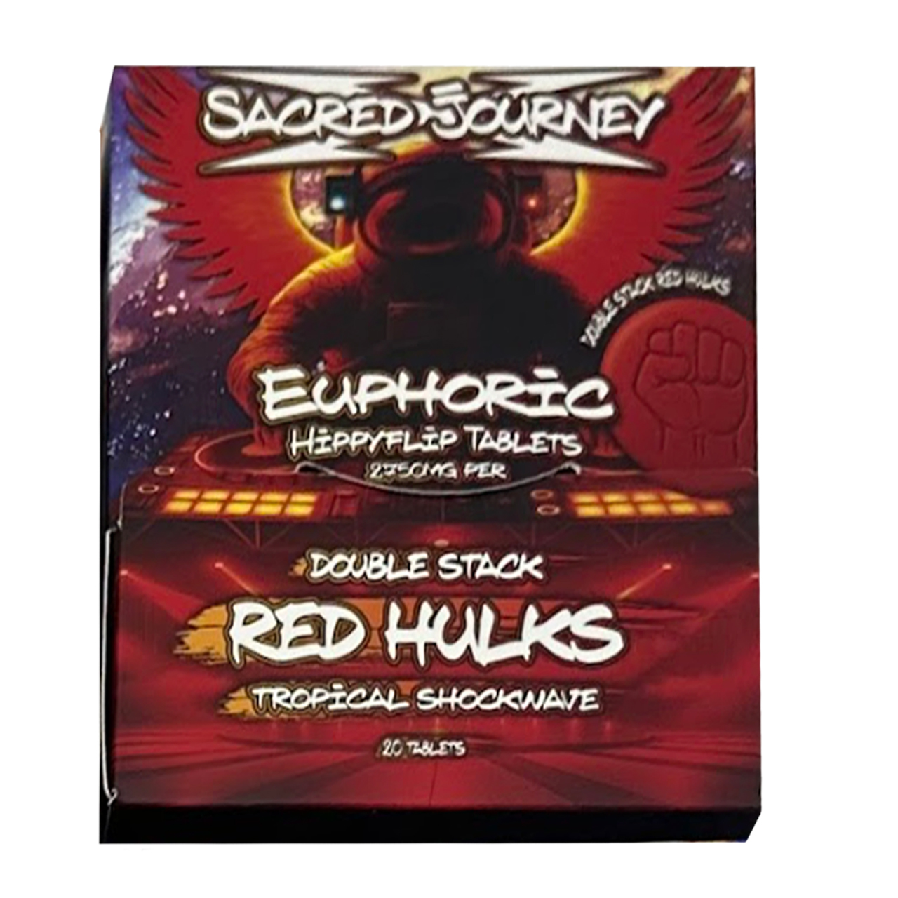 Sacred Journey HippyFlip Mushroom Blend Tablets 2750MG | Functional Mushroom Tablets