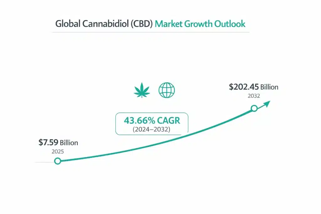 global cannabidiol CBD Market Growth Outlook