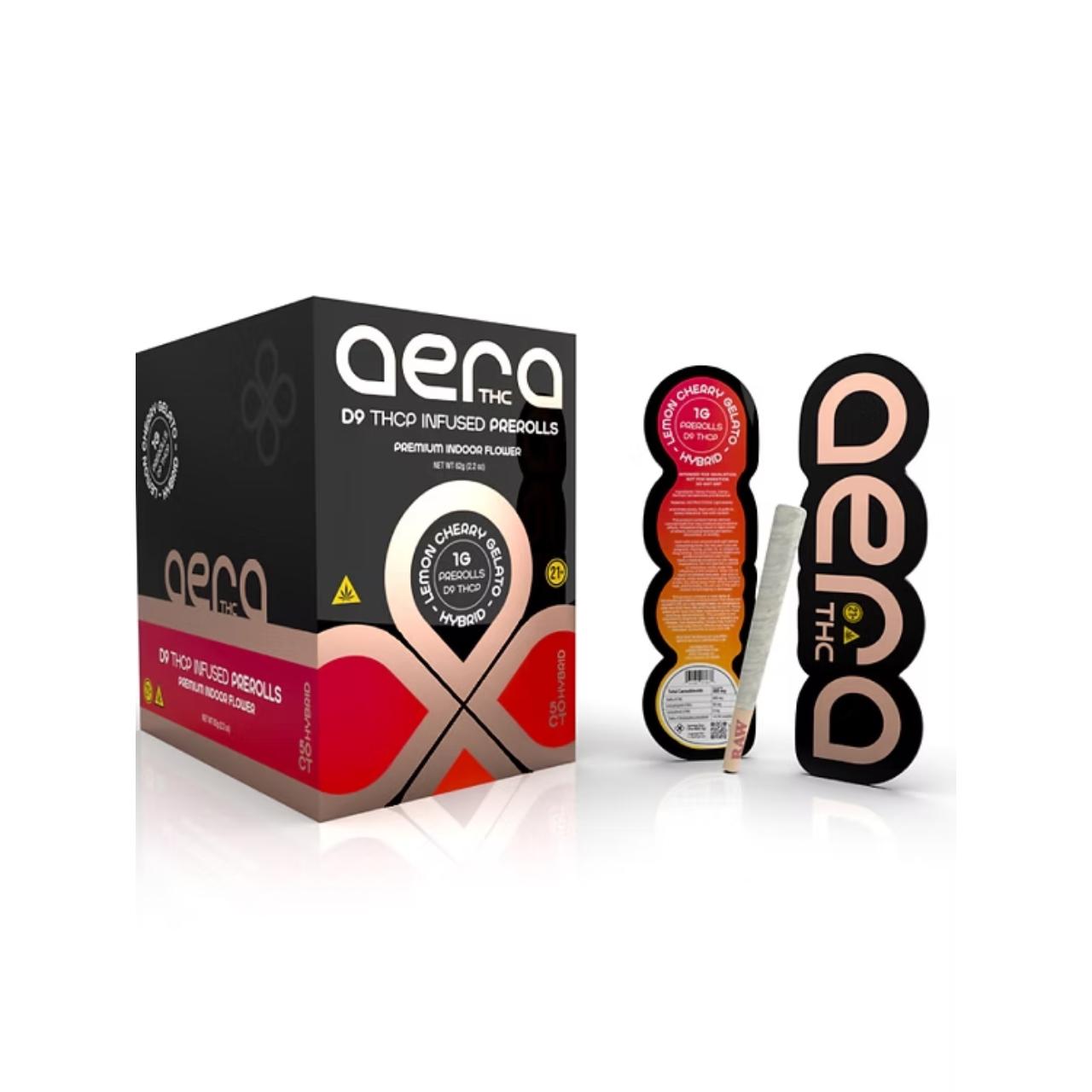 Aera THC D9/THCP Infused Preroll 1G Lemon Cherry Galeto