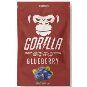 Gorilla HHC Gummies 200MG Blueberry