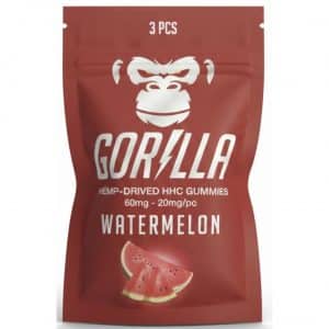 Gorilla HHC Gummies 60MG watermelon