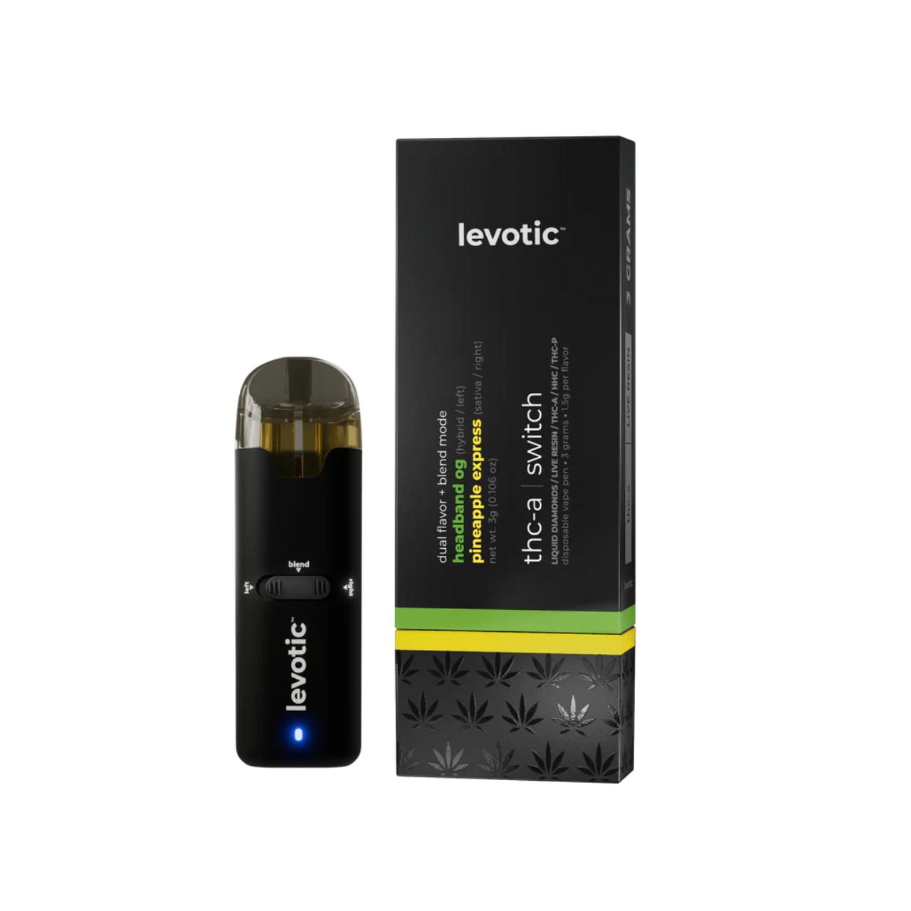 Levotic Switch Liquid Diamonds Disposable 3G | THC-P+HHC + THC-A Vape