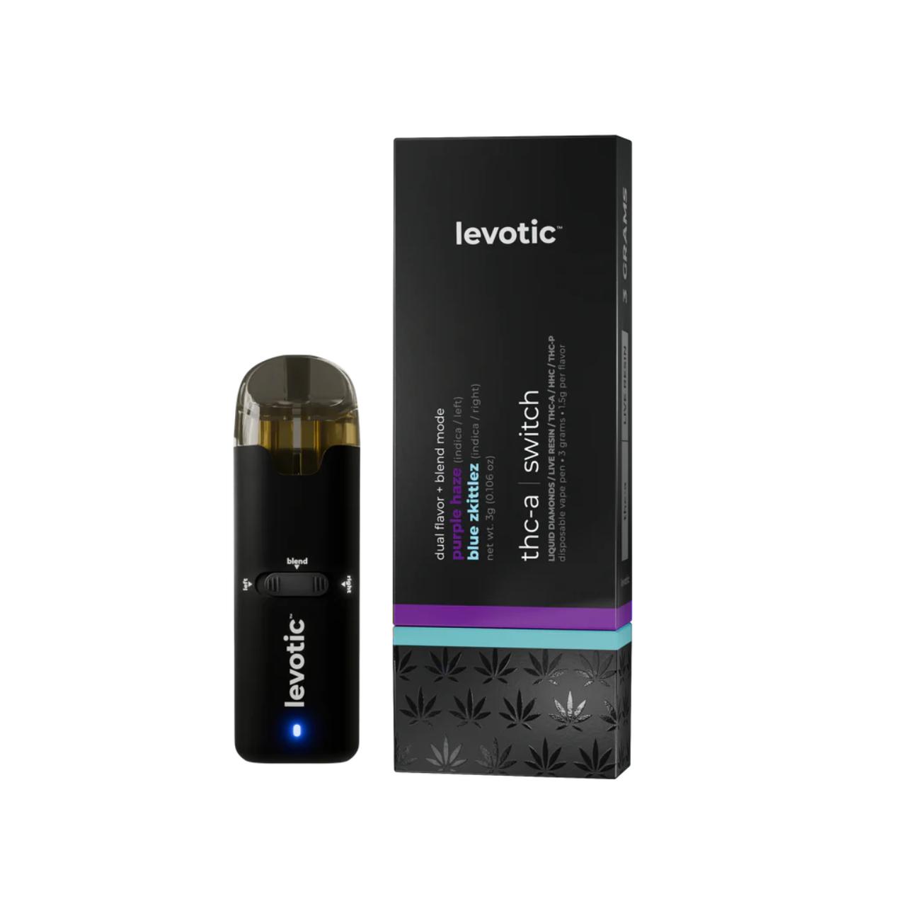 Levotic Switch Liquid Diamonds Disposable 3G | THC-P+HHC + THC-A Vape