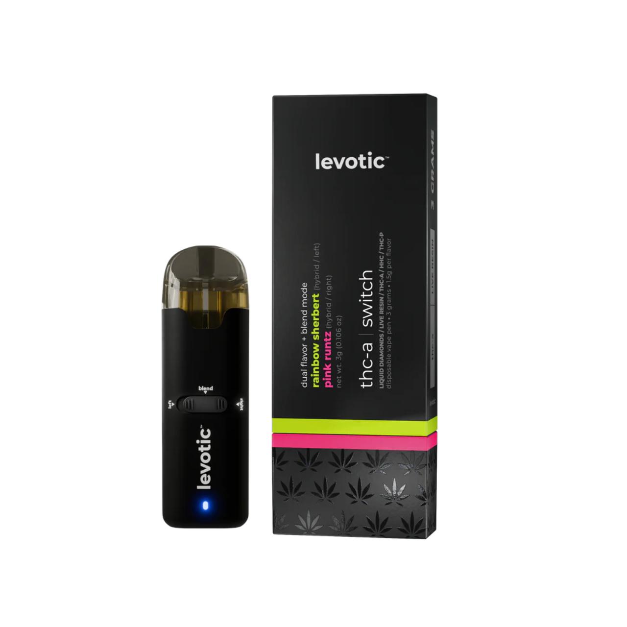 Levotic Switch Liquid Diamonds Disposable 3G | THC-P+HHC + THC-A Vape