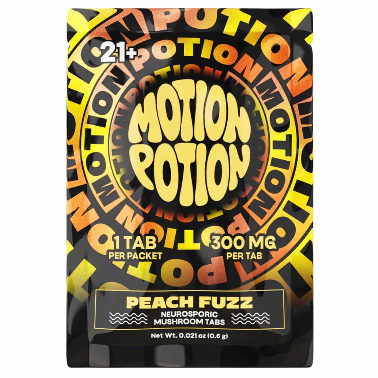 Motion Potion Mushroom Tablets 300MG peach fuzz