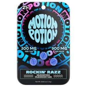 Motion Potion Mushroom Tablets 900MG rockin razz
