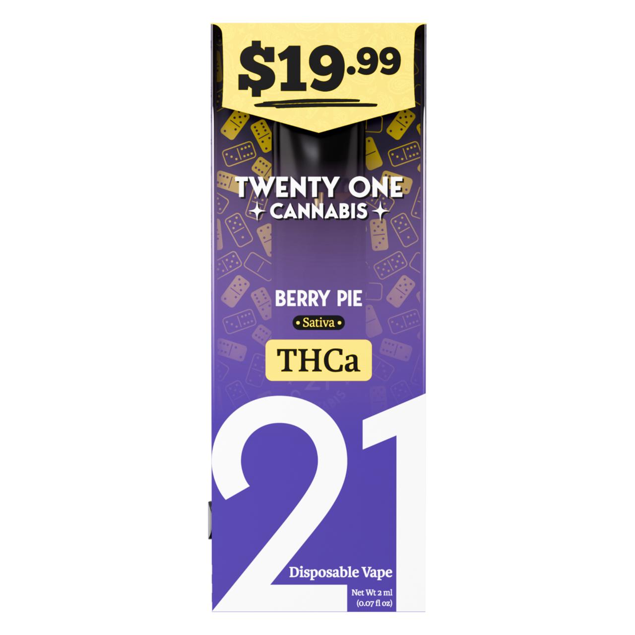 Twenty One THCA Pre Priced Disposables 2G