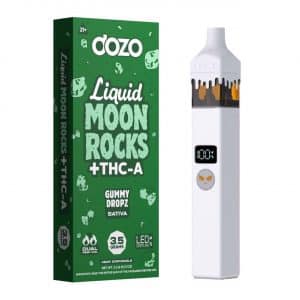 Dozo Liquid Moon Rock Disposable Gummy Dropz Sativa