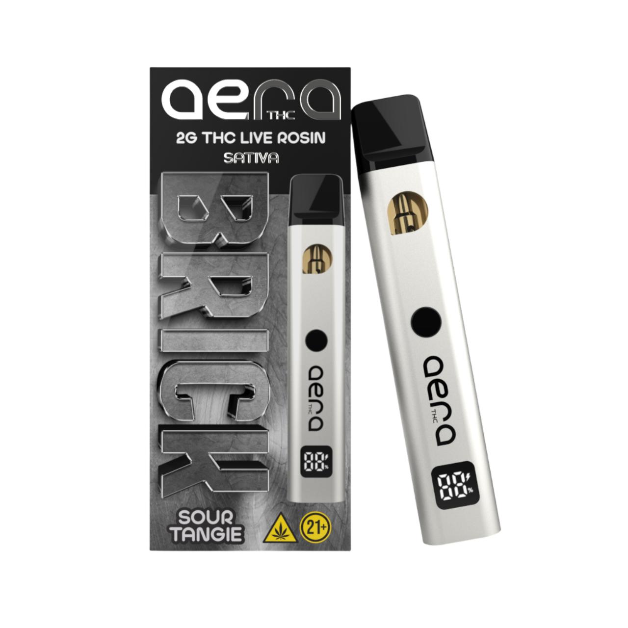 AERA THC Brick Live Rosin Disposables 2G