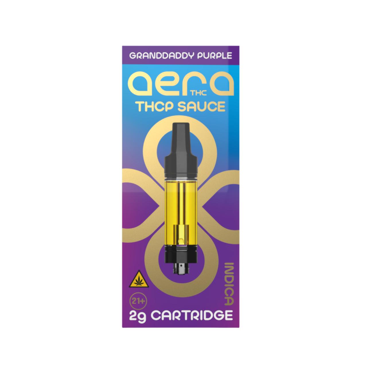 AERA THC THCP Sauce Cartridge 2G Grandaddy Purple Indica