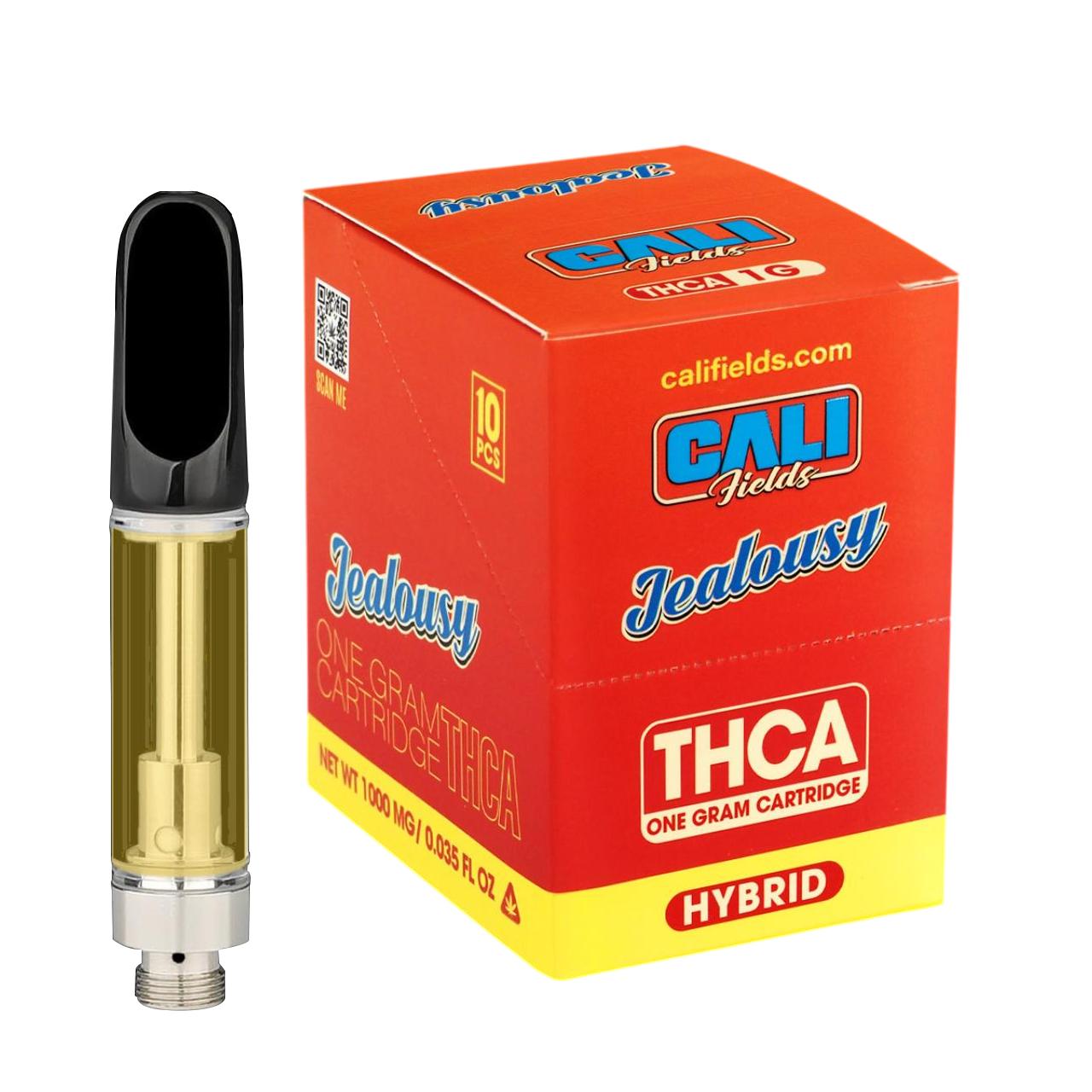 Cali Fields THCA Cartridge 1G Jealousy Hybrid