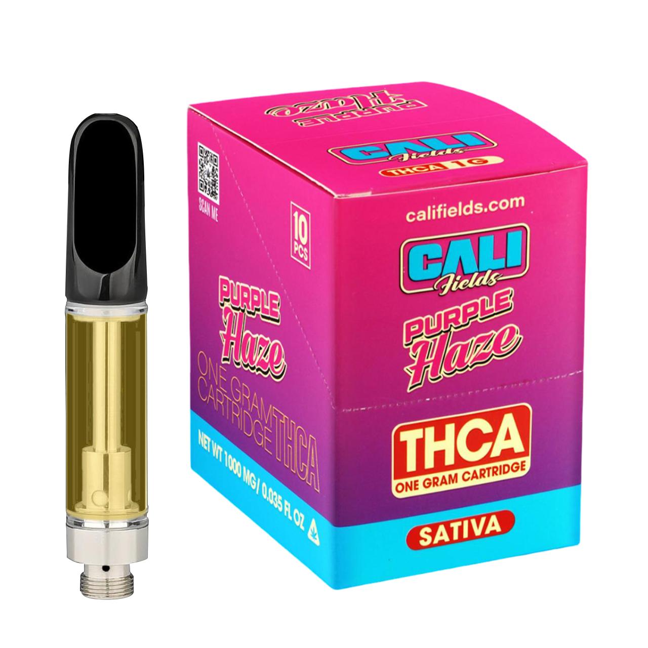 Cali Fields THCA Cartridge 1G Purple Haze Sativa