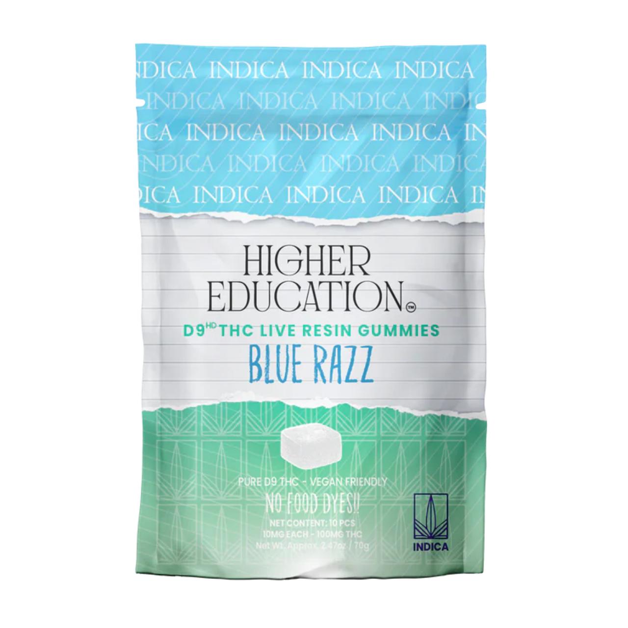 Higher Education D9 Live Resin Gummies 100MG-10CT