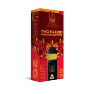Higher Education THC Blend Disposable 2G Lava Cake Hybrid