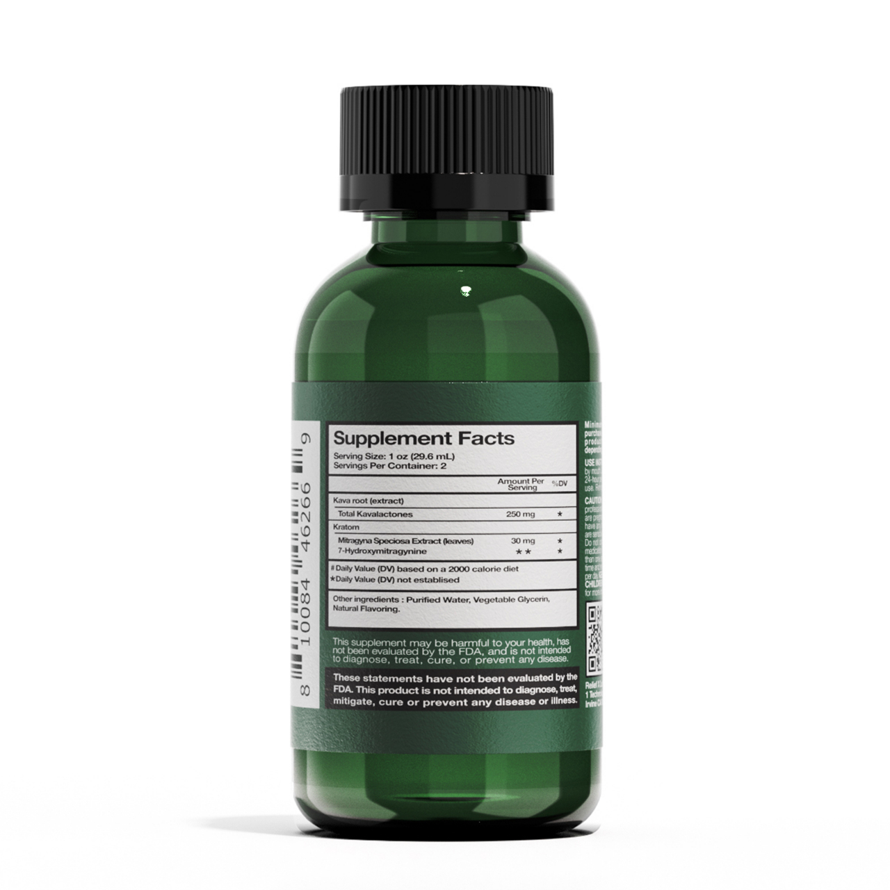 KRX Plant Based Kava Kratom Shot – 60ML