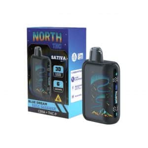 North THC CB9A/THCP Disposable 6G Blue Dream Buzz Harmony Sativa