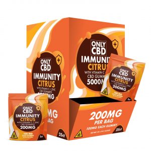 Only CBD Immunity Gummies 200MG-25CT