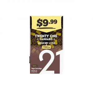 Twenty One THCA Pre Priced Cartridges 1G Memory Loss Sativa